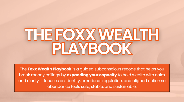 Online Course: THE FOXX WEALTH PLAYBOOK