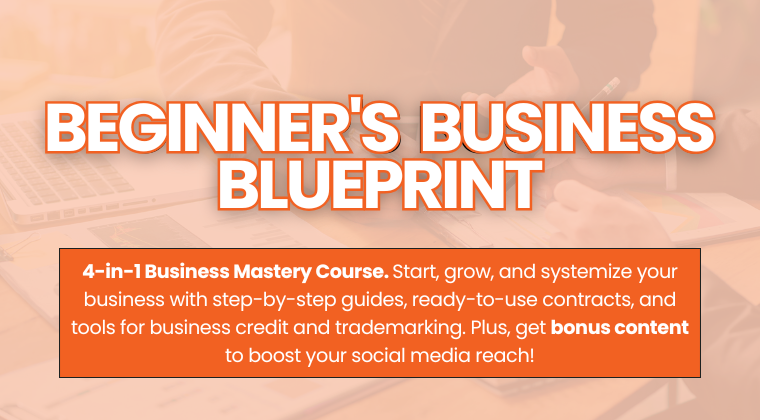 Online Course: Beginners Business Blueprint