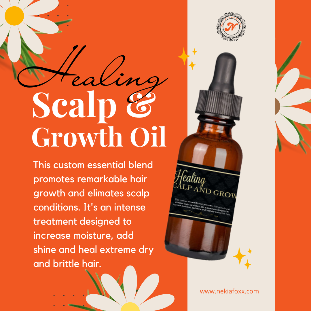 Healing Scalp and Growth Oil