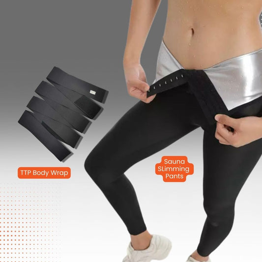 Sauna Slimming Pants + TTP Body Wrap