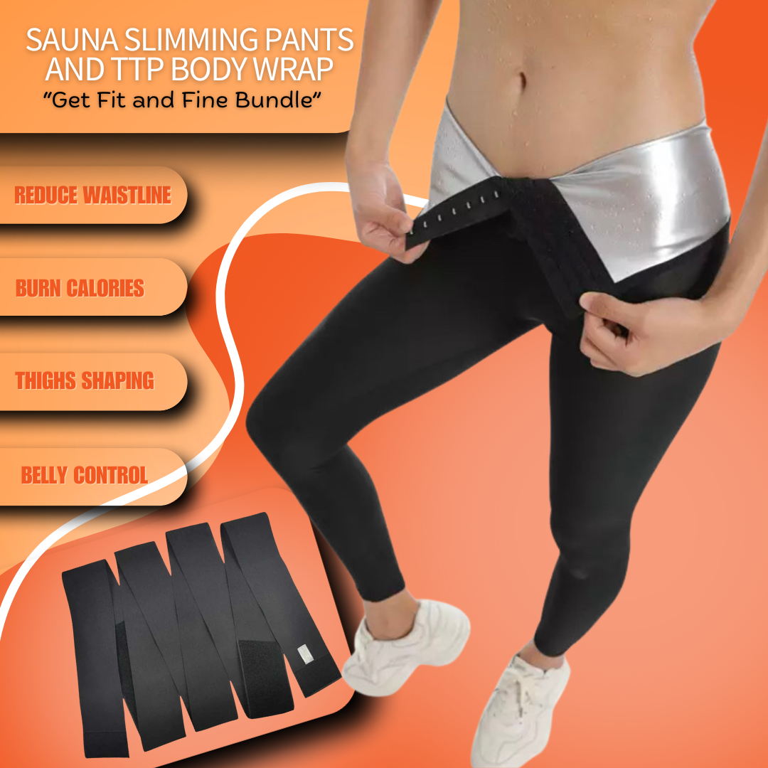 Sauna Slimming Pants + TTP Body Wrap