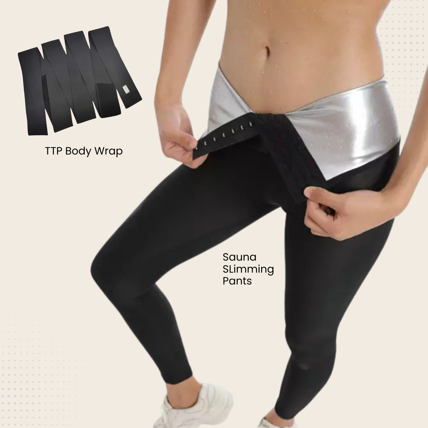 Sauna Slimming Pants + TTP Body Wrap