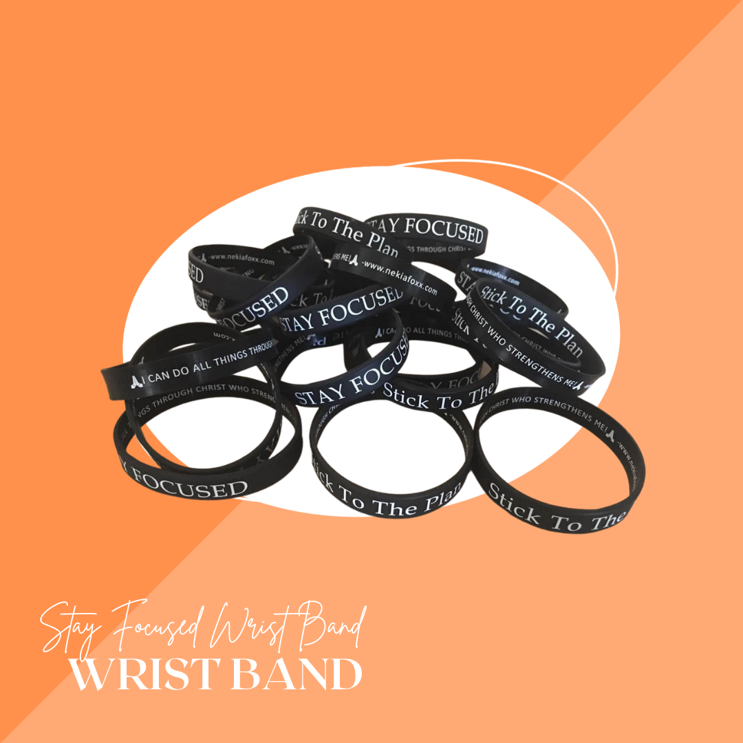 Stay Focused Wrist Band Accessories( Shipping Included )