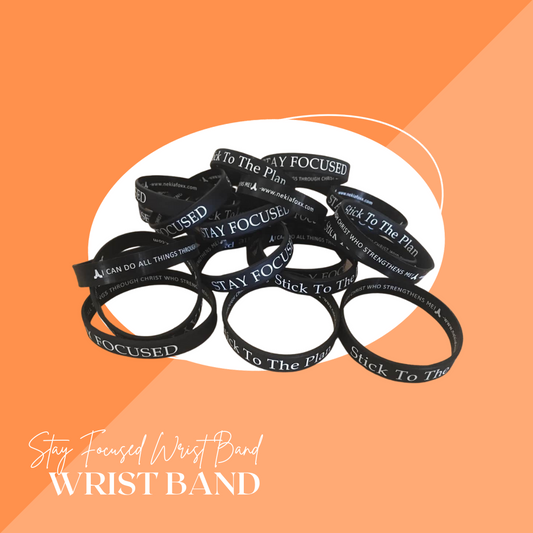Stay Focused Wrist Band Accessories( shipping included )