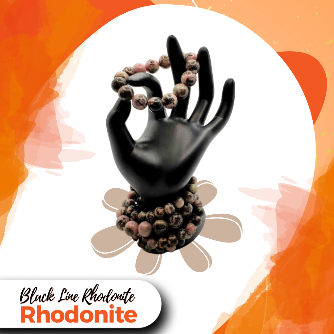 Black Line Rhodonite