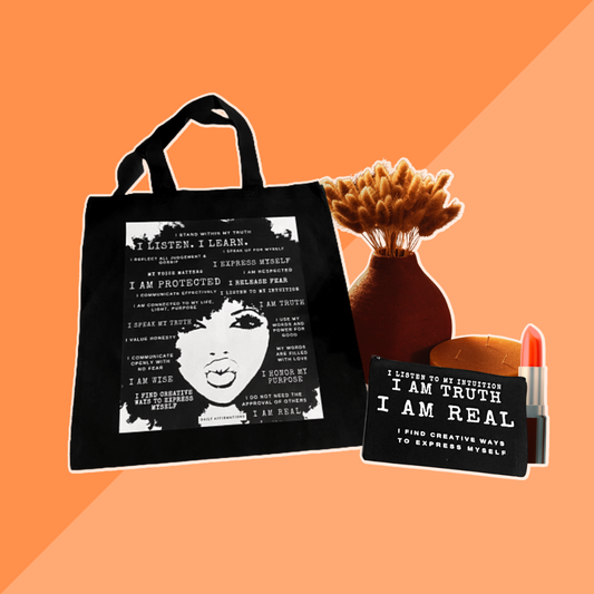 Affirmation Tote Bag + Pouch