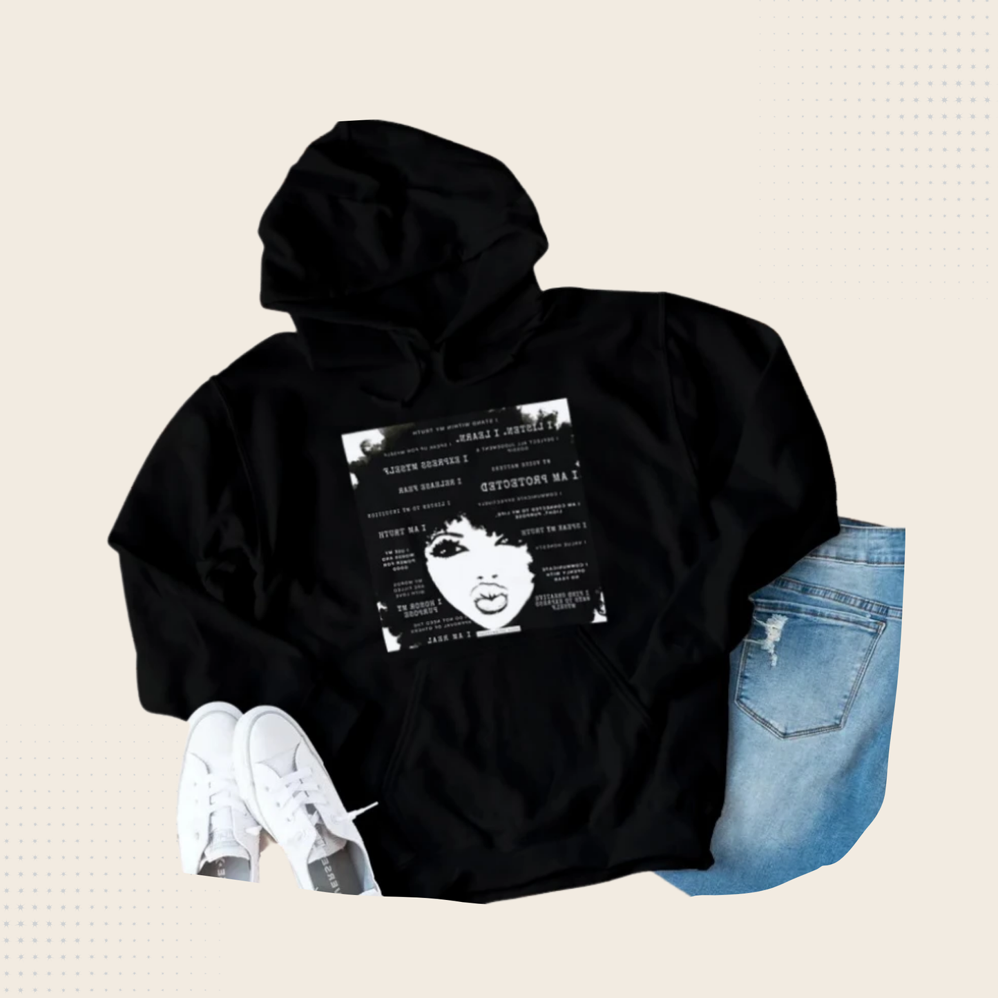 Affirmation Hoodie - Featured in Tory Burch Foundation "2023" Gift Guide