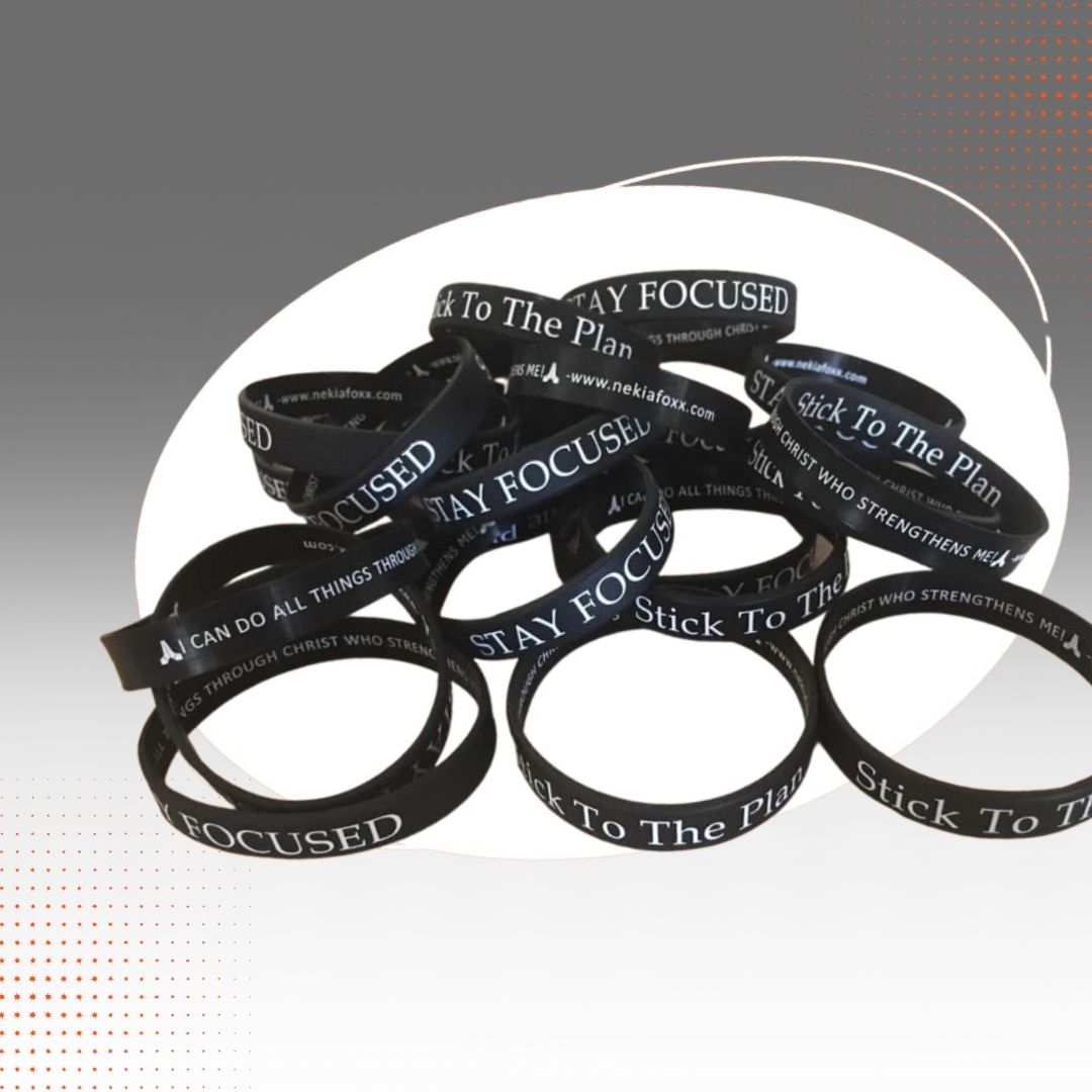 Stay Focused Wrist Band Accessories( Shipping Included )