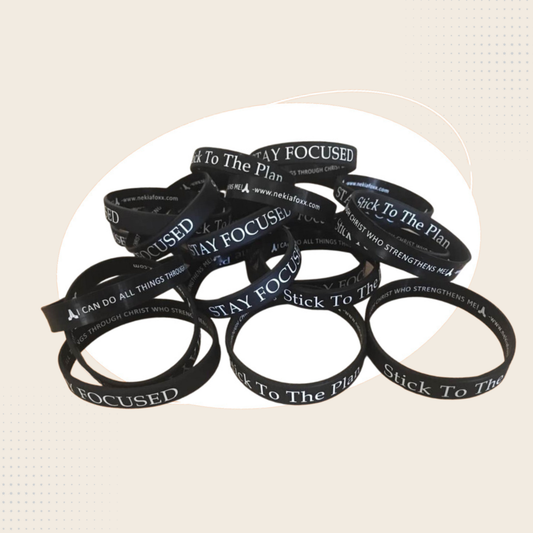 Stay Focused Wrist Band Accessories( Shipping Included )