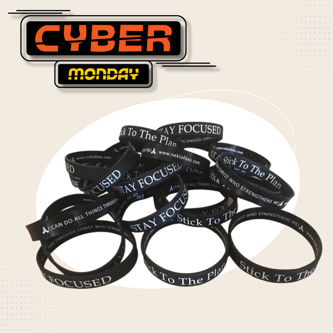 Stay Focused Wrist Band Accessories( Shipping Included )