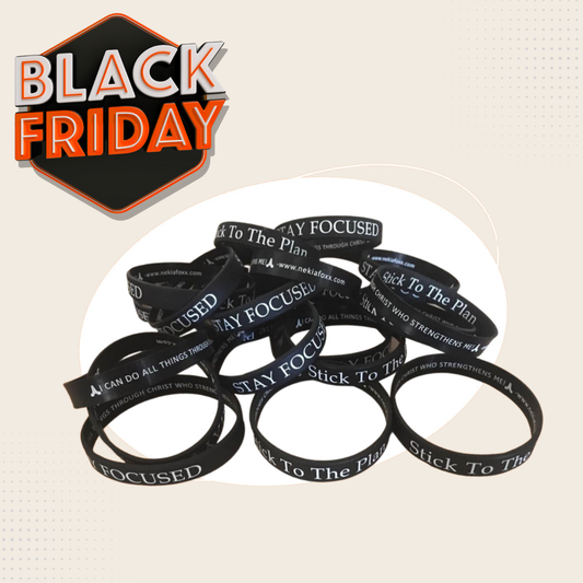 Stay Focused Wrist Band Accessories( Shipping Included )