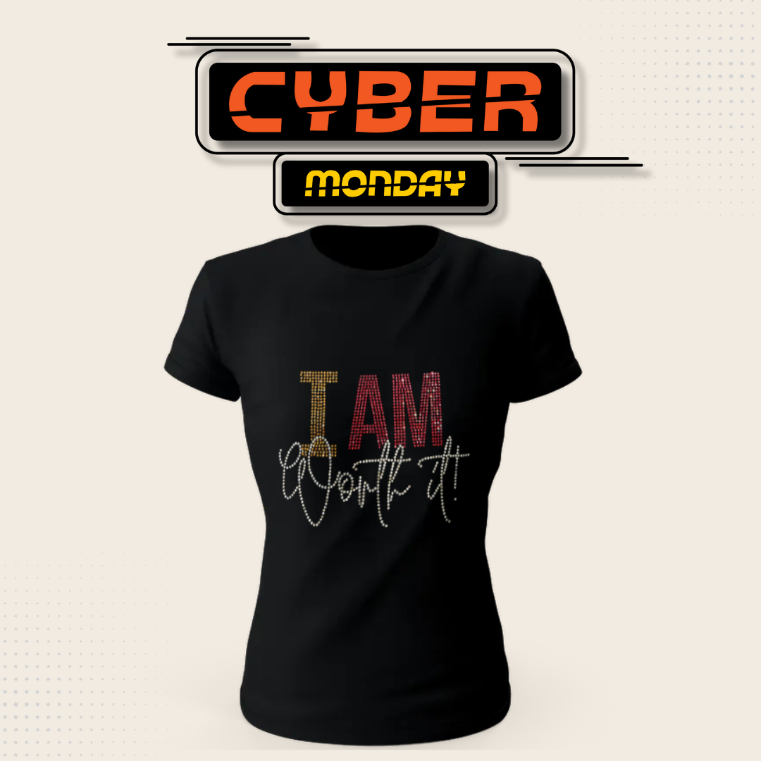 I am Worth it Bling T-shirt