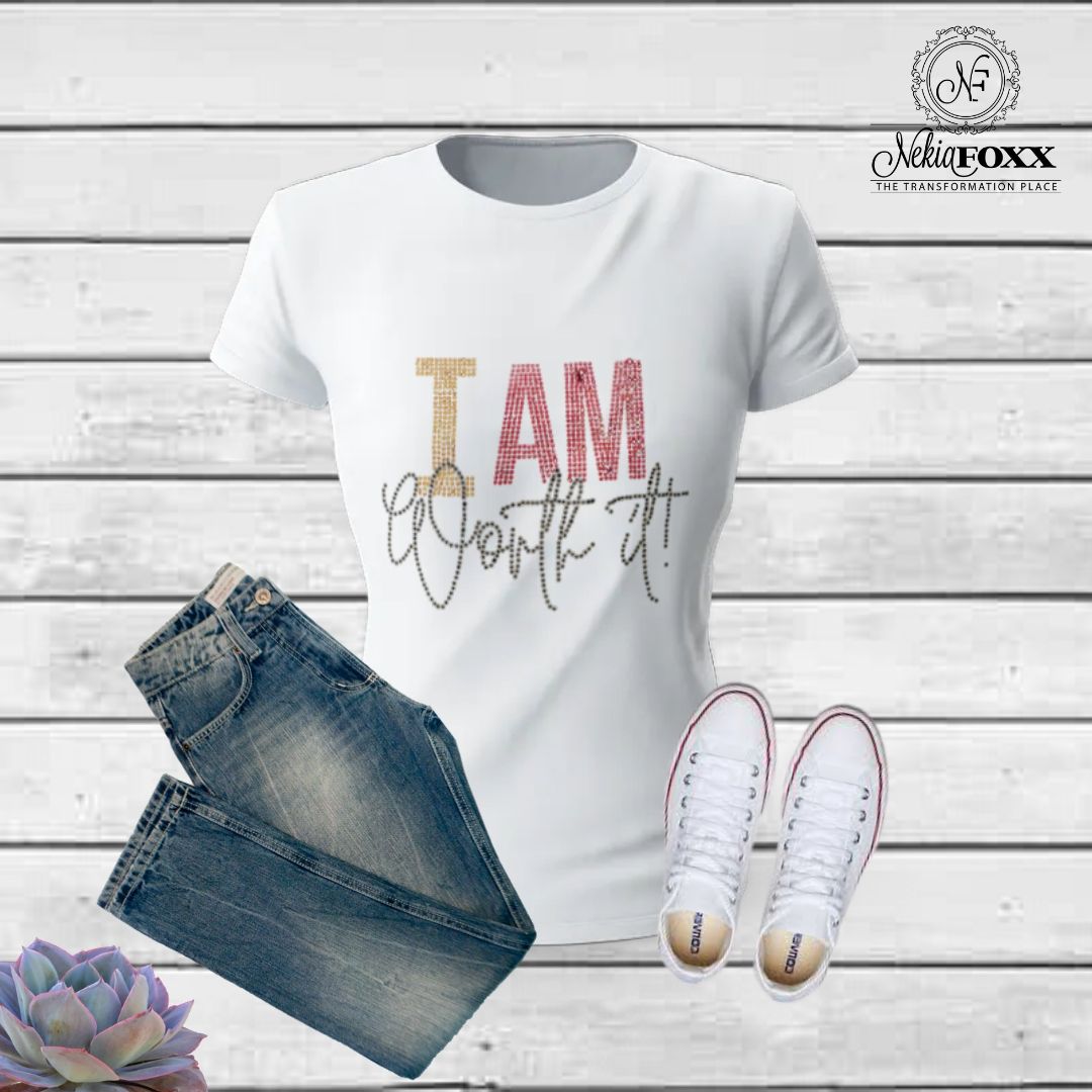 I am Worth it Bling T-shirt