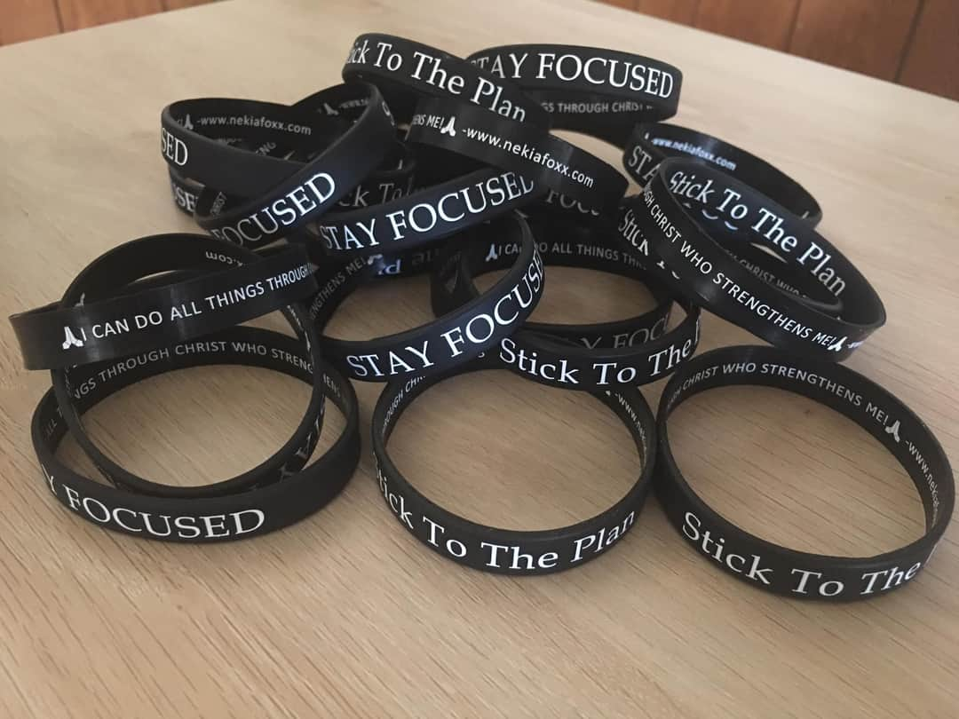 Stay Focused Wrist Band Accessories( Shipping Included )