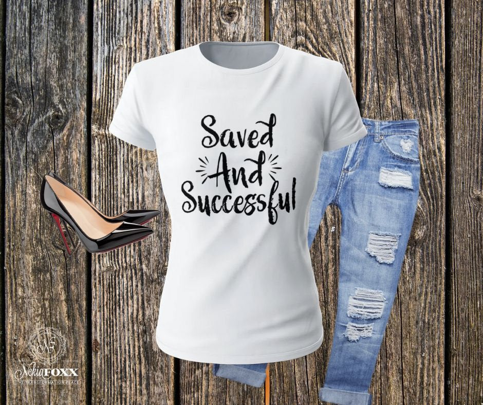 Saved and Successful Bling T-shirt